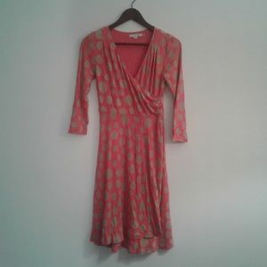 Boden polka dot wrap dress, 6